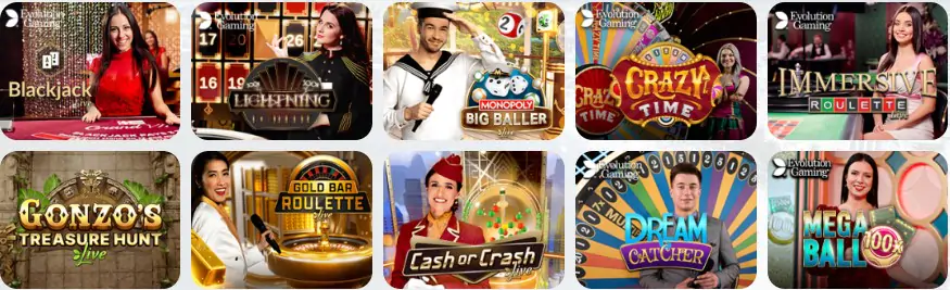 s'inscrire Choix de jeux de croupiers de casino en ligne Azur