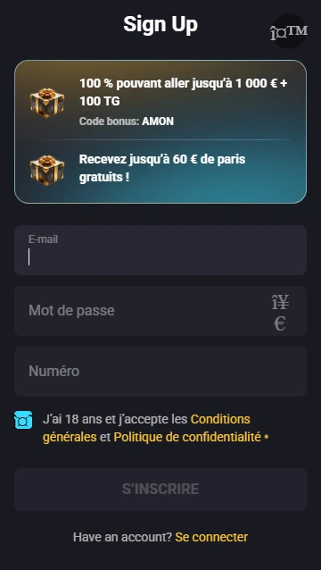 Login à Amon Bet Casino Aujourd’hui en 2026 et Gagner Gros !