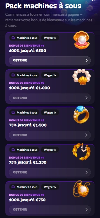 Offres sur Aphrodite Casino Obtenir Sérieux Bonus de Bienvenue au FR Aphrodite-Casino Aujourd’hui