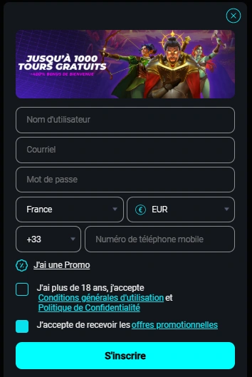 Inscription à CosmoBet Login à CosmoBet France pour Gagnants