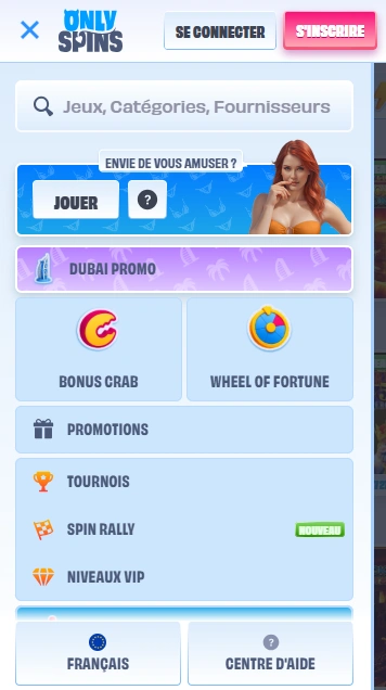 Version Mobile par OnlySpins Un Regard de Spins Only Online Casino et son Version sur Téléphone